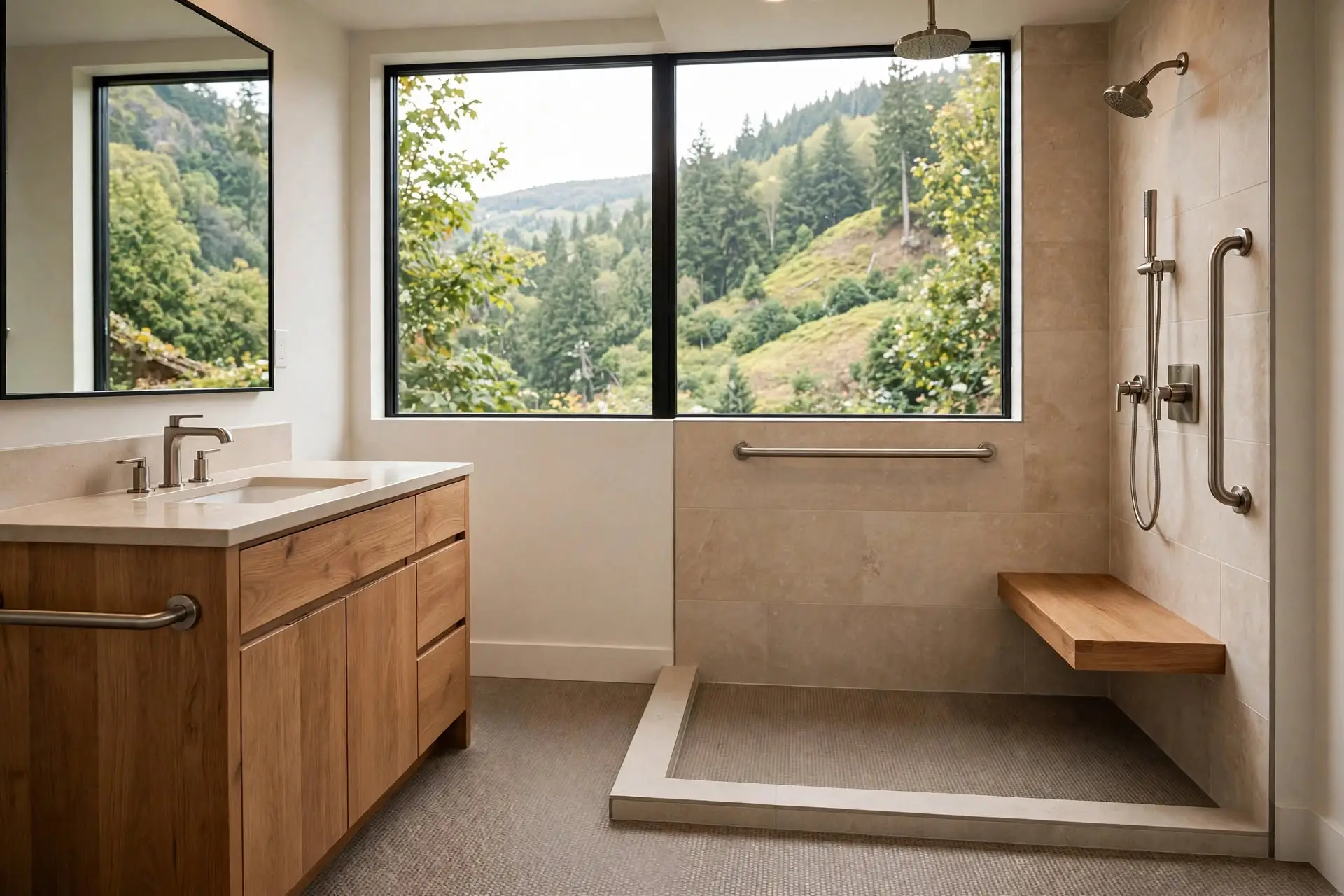 Bellevue Somerset & Newport Hills Bathroom Safety Hillside Homes & Multi-Level Fall Risks