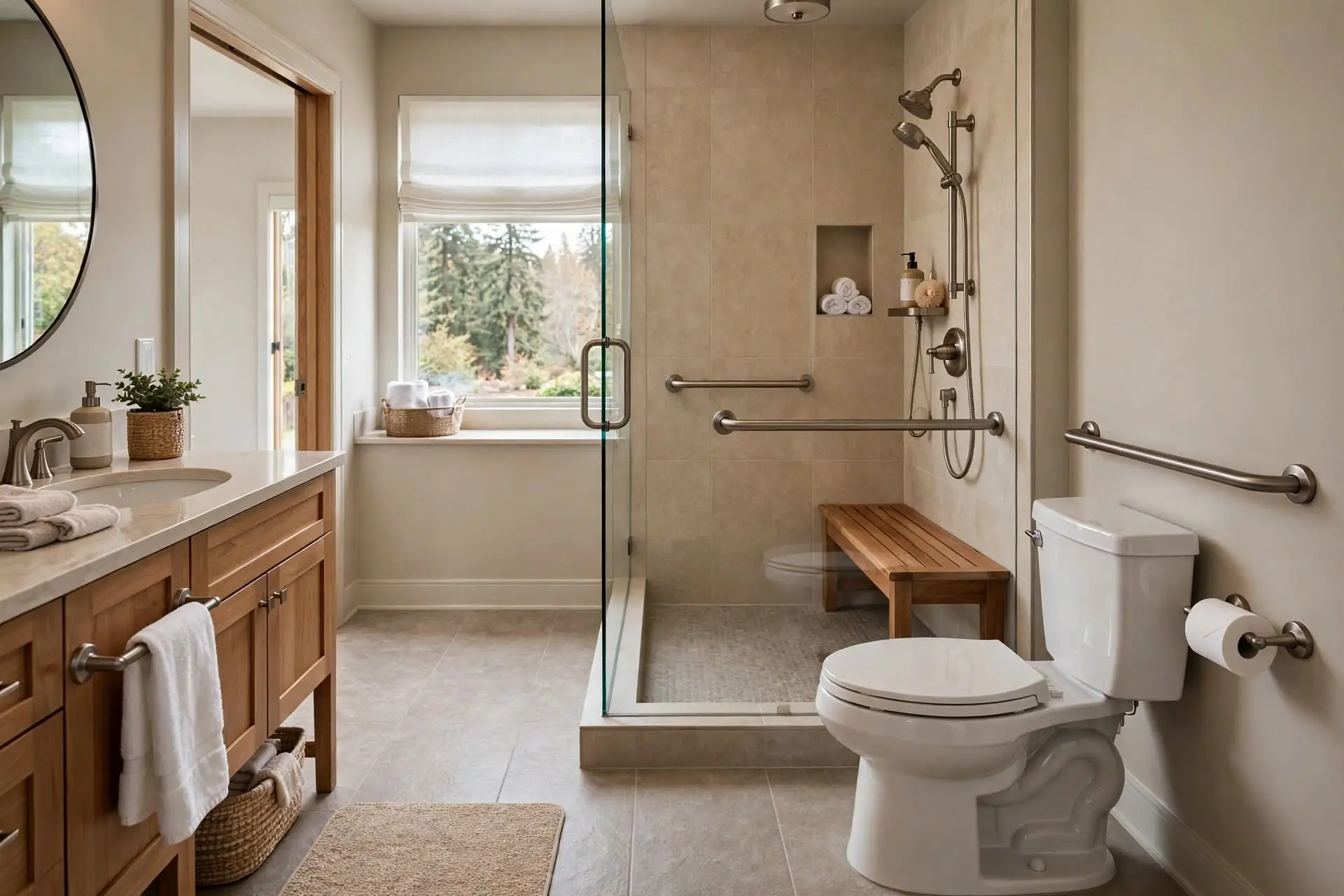 Providence Point Bathroom Safety Modifications HOA-Approved Installations in Issaquah's Largest 55+ Community